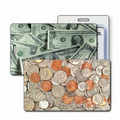 Luggage Tag - 3D Lenticular Coins/ Dollar Bills Stock Image (Blank)